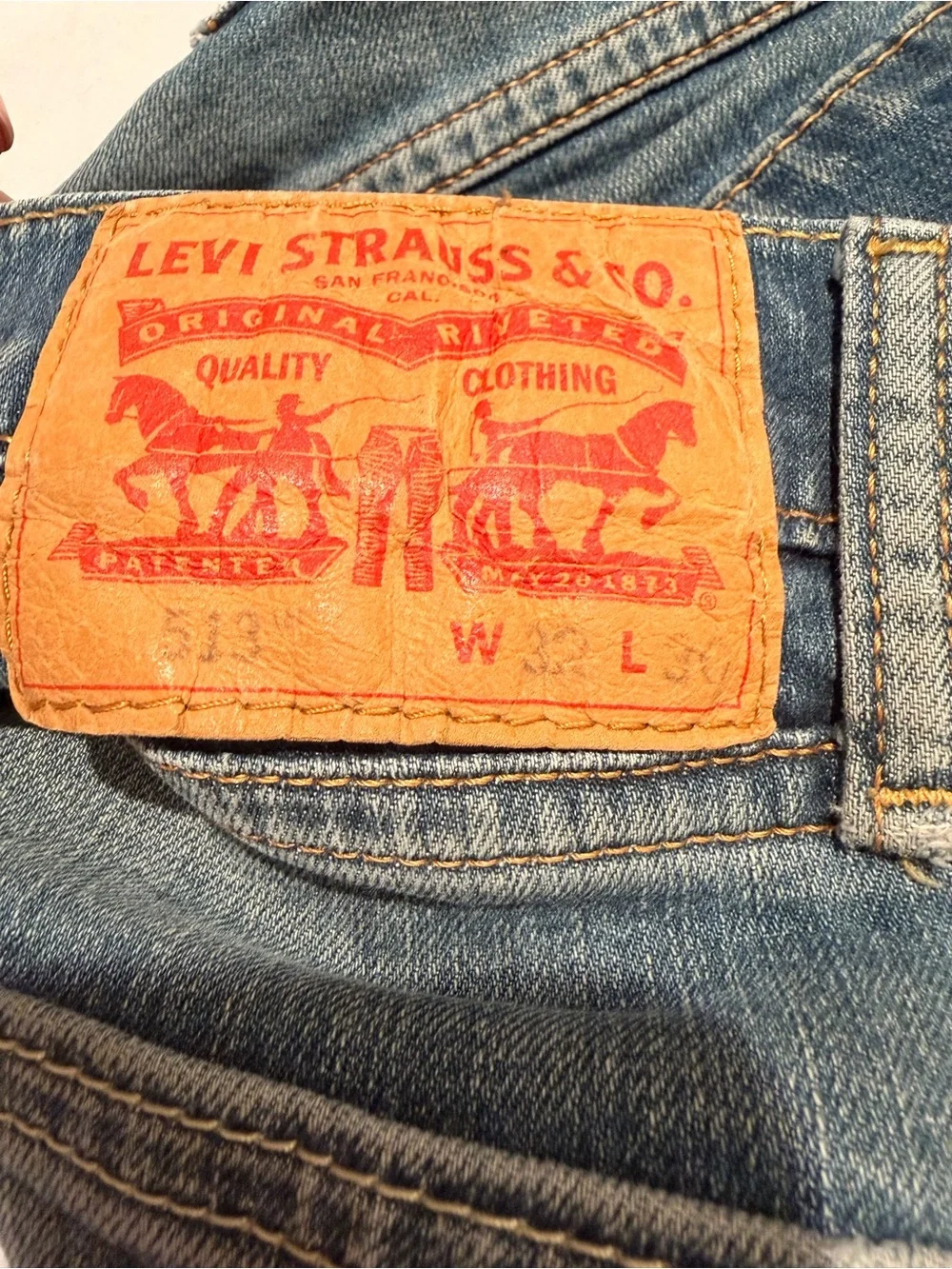 Men’s Levi’s Orange Tag 513 Jeans - 32 x 30